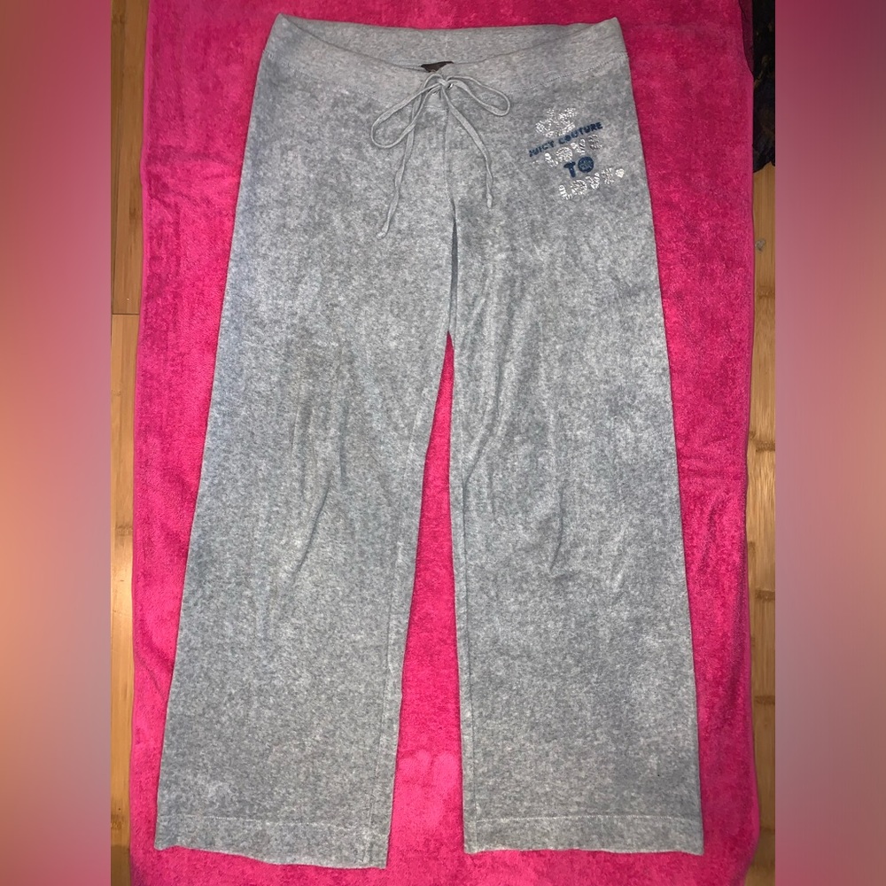 Juicy Couture Gray Sweatpants Relaxed Fit Joggers